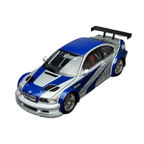 YRXIAO Modellbausatz Auto 1:18 FÜR BMW M3 E46 Need for Speed ​​Legierung Voll Offenes Modell Dekoration Sportwagen Stati Limited Edition Ziermodell Für Wohndekorationen von YRXIAO