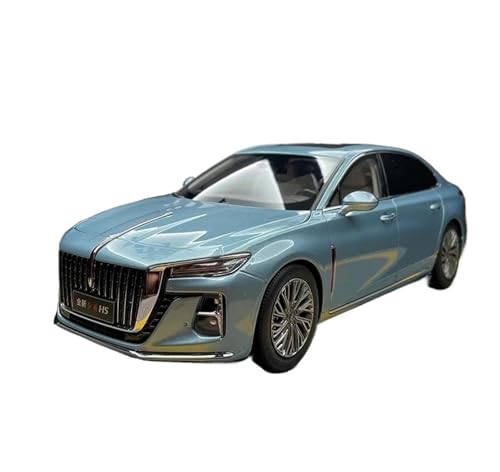 YRXIAO Modellbausatz Auto 1:18 FÜR Century Dragon 2023 Hongqi H5 Limousine Legierung Auto Modell Sammlung Druckguss Auto Modelle Hobby Auto Modelle Für Wohndekorationen(Blue) von YRXIAO