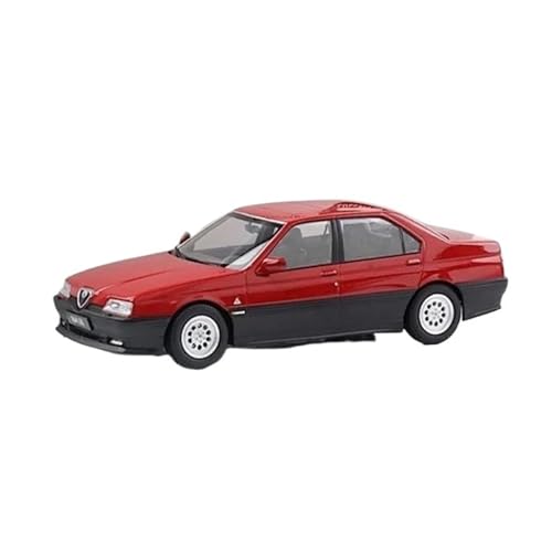 YRXIAO Modellbausatz Auto 1:18 Für Alfa 164 Q4 Simulationslegierung Automodell Statische Anzeige Sammlerspielzeug Dekoration Souvenir Rot Für Wohndekorationen von YRXIAO