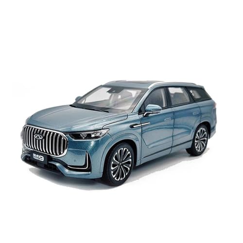 YRXIAO Modellbausatz Auto 1:18 Für Chery Tiggo 9 8 7 Automodell Autoben Polizei SUV Dekoration Erwachsene Spiellegierung Automodelle Für Wohndekorationen(Green) von YRXIAO