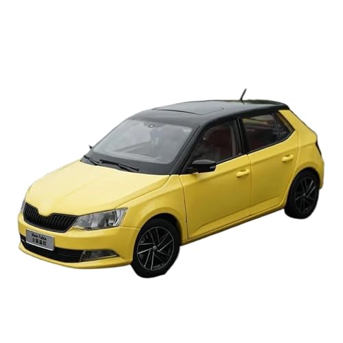 YRXIAO Modellbausatz Auto 1:18 Für Octavia Pro Car Model 2021 Legierungspfus Modell Jingrui Alloy Car Model Static Display Alloy Car Modell Für Wohndekorationen(Yellow) von YRXIAO