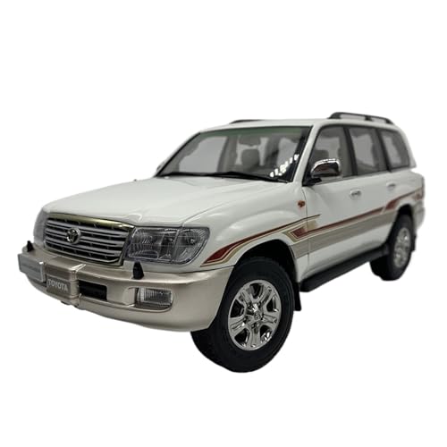 YRXIAO Modellbausatz Auto 1:18 Für Toyota Cruiser Land Cruiser LC100 Legierung Modell Limited Edition Auto Modell Kunst Ornament Dekoration Modell Für Wohndekorationen(Style 1) von YRXIAO
