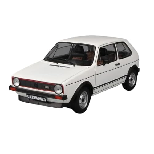 YRXIAO Modellbausatz Auto 1:18 Für VW Golf GTI 1 Generation 1976 Legierung Automodell Statische Anzeige Sammlerstück Souvenir Decration Limited Für Wohndekorationen von YRXIAO