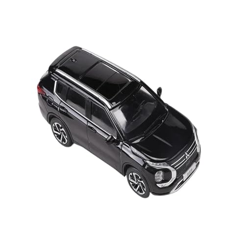 YRXIAO Modellbausatz Auto 1:43 Für Mitsubishi Outlander SUV Legierung Modell Limited Edition Auto Modelle Display Hobby Modell Dekoration Modell Für Wohndekorationen(Black) von YRXIAO