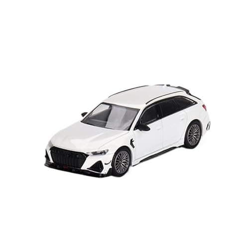 YRXIAO Modellbausatz Auto 1:64 Für Audi RS6 Wagon Touring ABT Tuning Glacier Collector Modell Legierung Automodelle Automodelle Legierung Modelle Für Wohndekorationen von YRXIAO