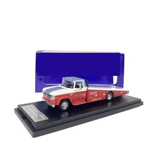 YRXIAO Modellbausatz Auto 1:64 Für Dodge D Serie D300 Ramp Truck Legierung Modell Sammlung Von Dekorativen Spielzeug Urlaub Special Edition Auto Für Wohndekorationen von YRXIAO