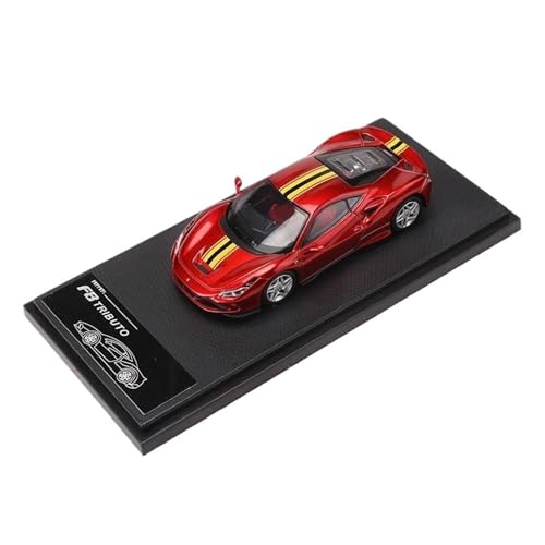 YRXIAO Modellbausatz Auto 1:64 Für Ferrari F8 Legierung Modell Auto Limited Edition Modell Dekoration Modell Autos Ornamente Modell Sammeln Modell Für Wohndekorationen von YRXIAO