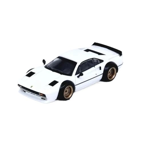 YRXIAO Modellbausatz Auto 1:64 Für Ferrari LBWK 308 GTB Weiß Diecast Diorama Auto Modell Sammlung Miniatur Spielzeug Statische Modelle Für Wohndekorationen von YRXIAO