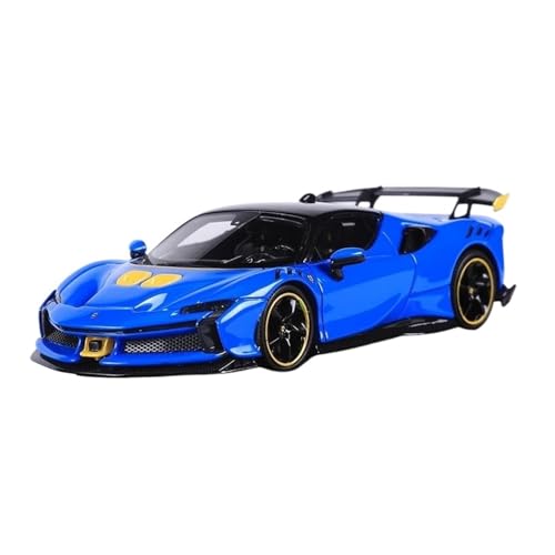 YRXIAO Modellbausatz Auto 1:64 Für Ferrari SF90XX Supercar Kunstharz-Modellauto Limitierte Auflage 299 Dekorative Hobby-Modellautos Modellautos Für Wohndekorationen von YRXIAO