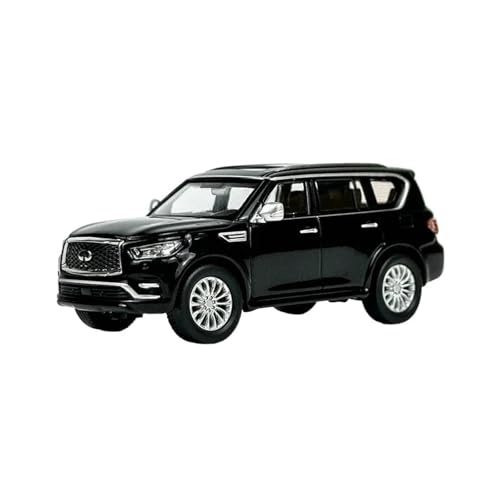 YRXIAO Modellbausatz Auto 1:64 Für Infiniti QX80 2020 Modell Metall Diecast Miniatur Statische Fahrzeuge Spielzeug Modell Limited Edition Modell Für Wohndekorationen(Style 1) von YRXIAO
