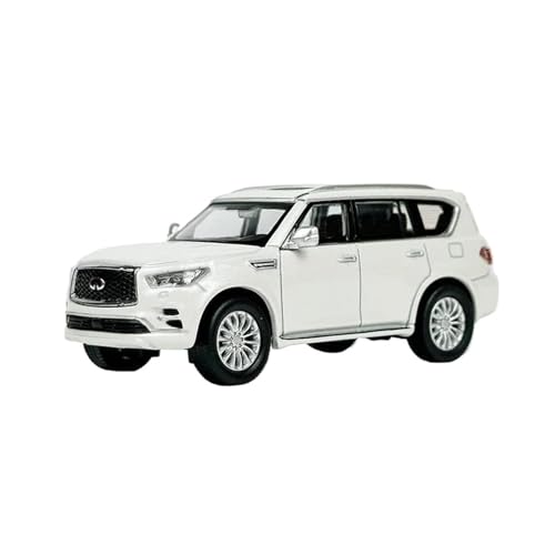 YRXIAO Modellbausatz Auto 1:64 Für Infiniti QX80 2020 Modell Metall Diecast Miniatur Statische Fahrzeuge Spielzeug Modell Limited Edition Modell Für Wohndekorationen(Style 3) von YRXIAO