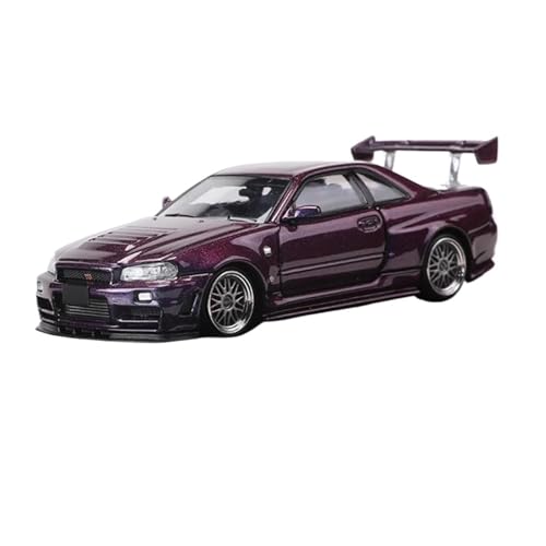 YRXIAO Modellbausatz Auto 1:64 Für Nissan Skyline GT-R R34 Legierung Modell Auto Limited Edition 699 Hobby Ornament Auto Modell Desktop Display Für Wohndekorationen YRXIAO Modellbausatz Auto 1:64 Für Nissan Skyline GT-R R34 Legierung Modell Auto Limited Edition 699 Hobby Ornament Auto Modell Desktop Display Für Wohndekorationen von YRXIAO