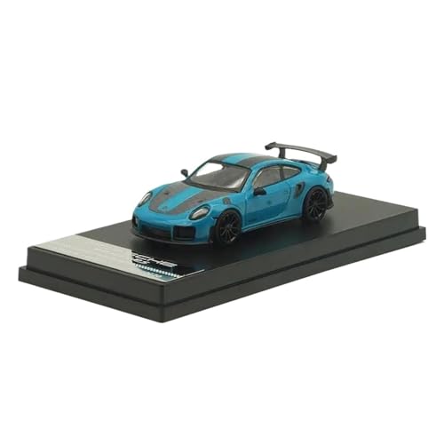 YRXIAO Modellbausatz Auto 1:64 Für Porsche 911 Gt2 Rs Legierung Modellauto Spielzeugsammlung Sammler- Und Dekorationsautomodelle Statische Auto Für Wohndekorationen(Blue) von YRXIAO