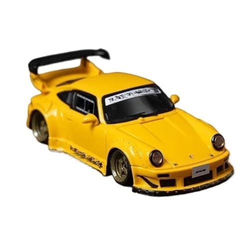 YRXIAO Modellbausatz Auto 1:64 Für Porsche 930 AUTOMODELLKOLLEKTION Automodell In Limitierter Auflage Hobbyautomodell Heimdekoration Ausstellungs Für Wohndekorationen(Yellow) von YRXIAO