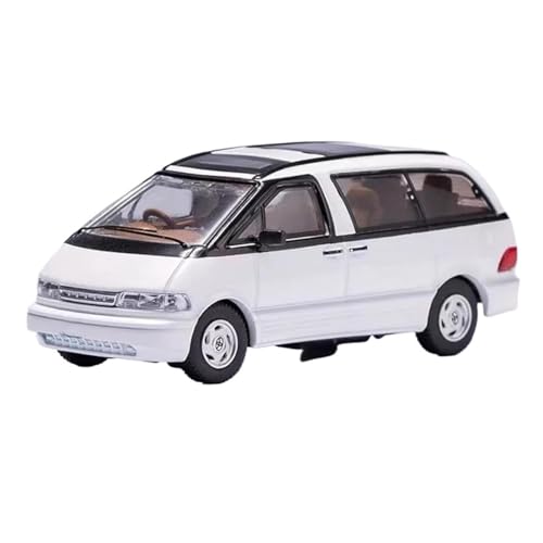 YRXIAO Modellbausatz Auto 1:64 Für Toyota PREVIA Legierungsdruckgussmodell Limitierte Auflage Modellautos Kunstdekoration Modell Sammlerstücke Für Wohndekorationen von YRXIAO
