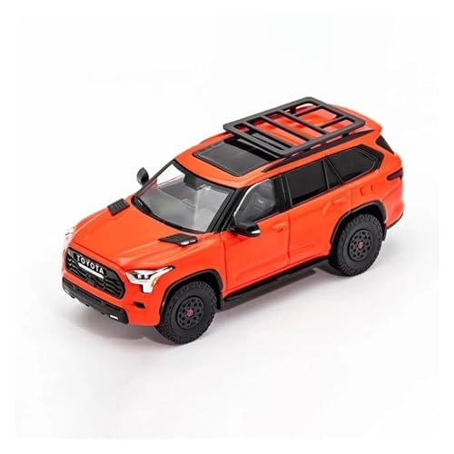 YRXIAO Modellbausatz Auto 1:64 Für Toyota Sequoia XK80 TRD Classics Nostalgie Erwachsene Souvenir Statische Anzeige Modell Aus Druckgusslegierung Für Wohndekorationen von YRXIAO