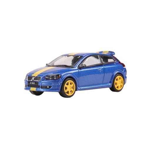 YRXIAO Modellbausatz Auto 1:64 Für Volvo C30 Legierung Modellauto Druckguss Spielzeug Hobby Sammlung Für Jugendliche Erwachsene Sammeln Legierung Für Wohndekorationen(Blue) von YRXIAO