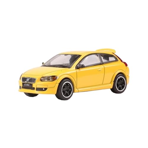 YRXIAO Modellbausatz Auto 1:64 Für Volvo C30 Legierung Modellauto Druckguss Spielzeug Hobby Sammlung Für Jugendliche Erwachsene Sammeln Legierung Für Wohndekorationen(Yellow) von YRXIAO
