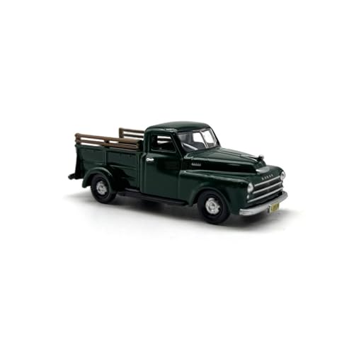 YRXIAO Modellbausatz Auto 1:87 Für Dodge B1B Pickup Truck Van Legierung Auto Modell Sammeln Ornament Kleine Maßstab Sammeln Legierung Auto Miniatur Für Wohndekorationen(Green) von YRXIAO