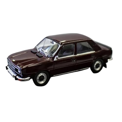 YRXIAO Modellbausatz Auto Druckguss-Maßstab 1:43 Für Skoda 120l Nostalgisches Klassisches Auto Statisches Modell Ornamente Sammlung Hobby-Limousine Für Wohndekorationen von YRXIAO