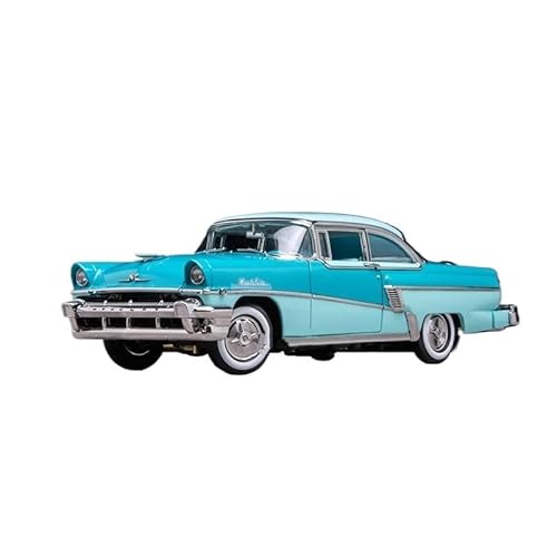 YRXIAO Modellbausatz Auto Druckguss-Modellauto Im Maßstab 1:18 Für Ford Mercury Montclair 1956 Legierung Automodell Sammlerstück Für Wohndekorationen(Blue) von YRXIAO