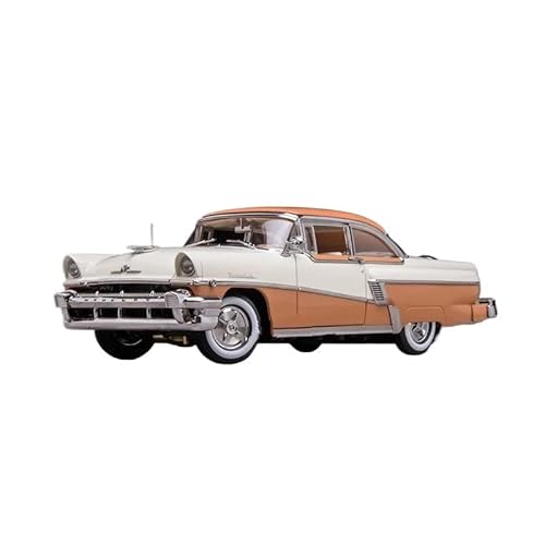 YRXIAO Modellbausatz Auto Druckguss-Modellauto Im Maßstab 1:18 Für Ford Mercury Montclair 1956 Legierung Automodell Sammlerstück Für Wohndekorationen(Orange) von YRXIAO