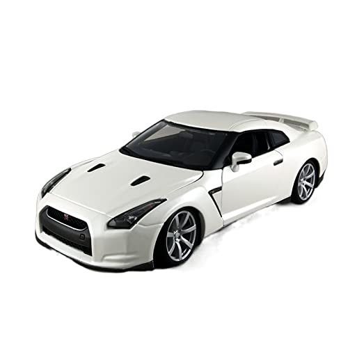 YRXIAO Modellbausatz Auto Für 2009 Nissan GT-R R35 Autolegierung Automodellsimulation Autodekoration 1 18 Für Wohndekorationen(A) von YRXIAO