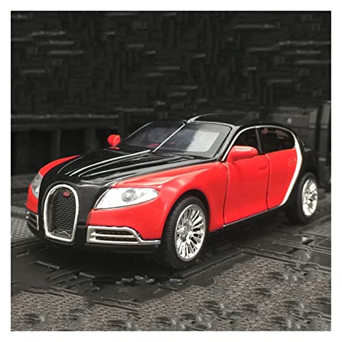 YRXIAO Modellbausatz Auto Für Bugatti Galibier 1 32 Legierung Sportwagen Modell Metalldruckguss Fahrzeug Sound Licht Spielzeugfahrzeuge Sammlung Für Wohndekorationen(Rot) von YRXIAO