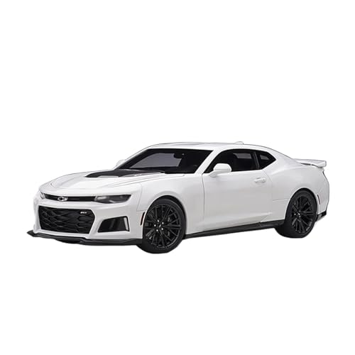 YRXIAO Modellbausatz Auto Für Chevy Camaro Zl1 2017 Maßstab 1:18 Vollständig Geöffnet Legierung Exquisites Automodell Sammlung Ornament Souvenir Für Wohndekorationen(White) von YRXIAO