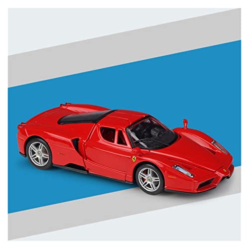 YRXIAO Modellbausatz Auto Für Ferraris ENZO 1 24 Legierung Rennwagen Modell Diecast Retro Sportfahrzeug Sammlung Kinder Geschenk Für Wohndekorationen(Rot) von YRXIAO