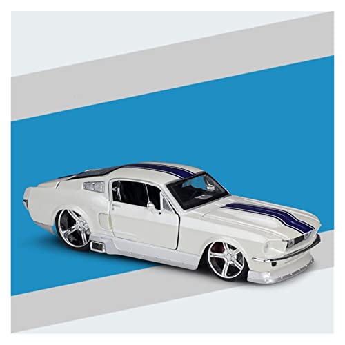 YRXIAO Modellbausatz Auto Für Ford Mustang GT 1 24 Legierung Rennwagen Modell Simulation Diecast Kollektion Kinderspielzeug Geschenk Dekoration Für Wohndekorationen(Rot) von YRXIAO
