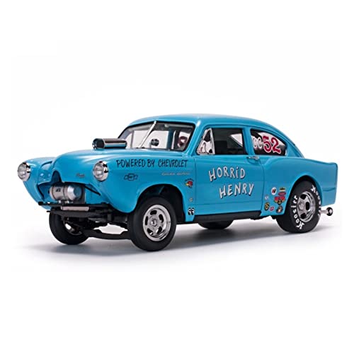 YRXIAO Modellbausatz Auto Für Henry J Gasser 1951 1 18 Blaue Legierung Automodell Erwachsene Souvenir Sammlerstücke Geschenk Display Für Wohndekorationen von YRXIAO
