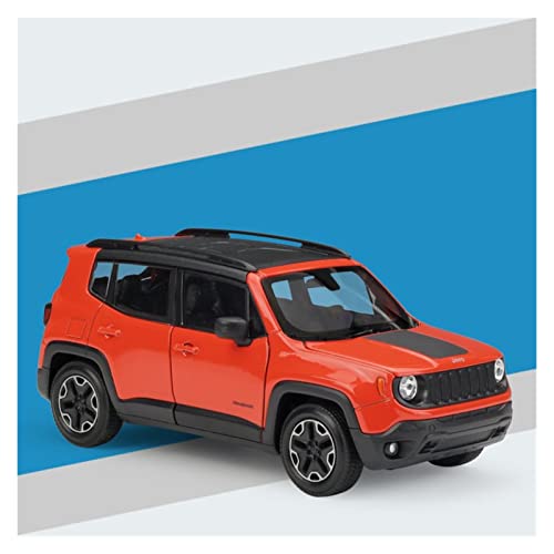 YRXIAO Modellbausatz Auto Für Jeeps Renegade Trailhawk 1 24 Legierung Offroad-Automodellsimulation Diecast-Fahrzeugsammlung Kindergeschenk Für Wohndekorationen(Rot) von YRXIAO