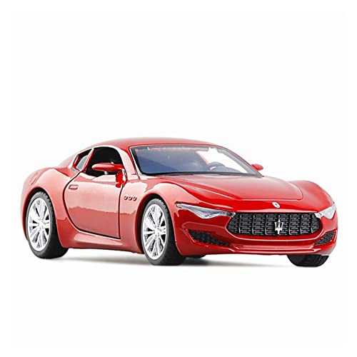 YRXIAO Modellbausatz Auto Für Maserati Alfieri 1 32 Legierung Sportwagen Modell Diecast Metall Fahrzeug Sound Licht Kinderspielzeug Geschenk Für Wohndekorationen(Rot) von YRXIAO