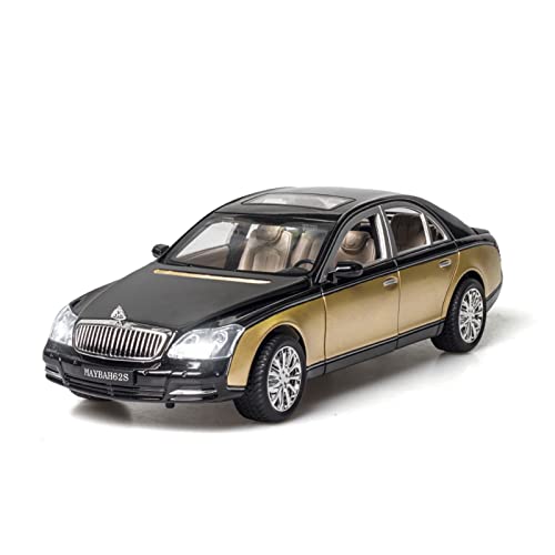 YRXIAO Modellbausatz Auto Für Maybach 62S 1 24 Legierungssimulation Automodell Ornamente Sammlung Kindergeschenk Für Wohndekorationen von YRXIAO