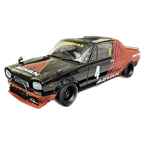 YRXIAO Modellbausatz Auto Für Nissan GTR Modified Hakosuka ADVAN 1 18 Resin Car Model Crafts Decoration Gift Für Wohndekorationen von YRXIAO