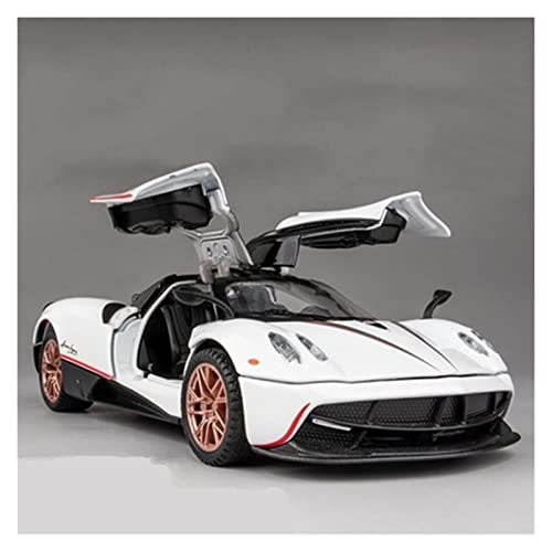 YRXIAO Modellbausatz Auto Für Pagani Huayra Dinastia 1 32 Legierung Sportwagen Modell Diecast Metall Spielzeug Fahrzeug Sammlung Kinder Geschenk Für Wohndekorationen(White) von YRXIAO