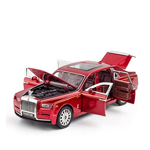 YRXIAO Modellbausatz Auto Für Rolls Royce Phantom 1 32 Legierung Automodell Diecast Metal Sound Light Vehicle Collection Kindergeschenk Für Wohndekorationen(Blau) von YRXIAO