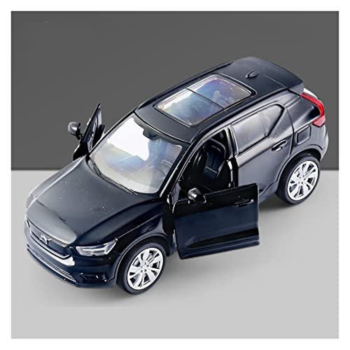 YRXIAO Modellbausatz Auto Für Volvo XC40 1 32 SUV Legierung Automodell Diecast Metal Sound Light Vehicle Collection Kindergeschenk Für Wohndekorationen(Schwarz) von YRXIAO