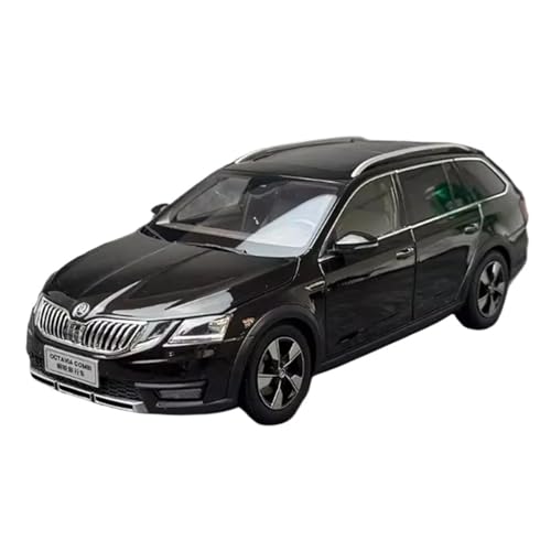YRXIAO Modellbausatz Auto Maßstab 1/18 Für Skoda Octavia Pro 2021 Legierungsautomodell Klassisches Souvenir Für Erwachsene Statische Sammlung Für Wohndekorationen(Black) von YRXIAO