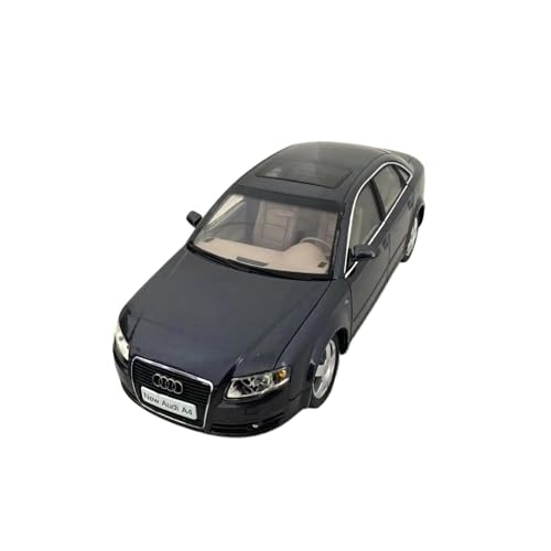 YRXIAO Modellbausatz Auto Maßstab 1:18 Für Audi A4 Klassisch Grau Legierung Automodell Statisches Fahrzeug Ornament Souvenir Gedenkautomodell Für Wohndekorationen von YRXIAO