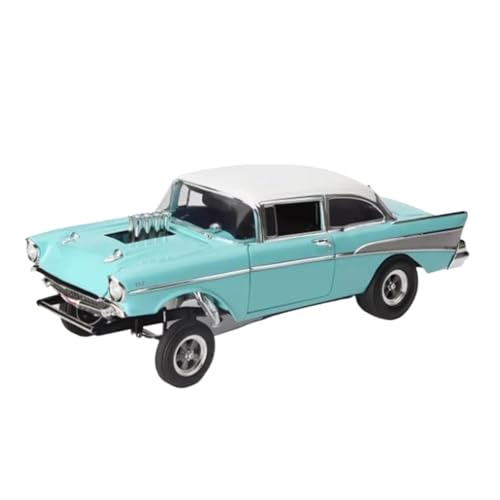 YRXIAO Modellbausatz Auto Maßstab 1:18 Für Chevrolet Bel 1957 Legierung Weiß Automodell Statische Sammlung Dekoriert Souvenir Hobby Spielzeug Für Wohndekorationen von YRXIAO