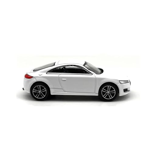 YRXIAO Modellbausatz Auto Maßstab 1:76 Für Audi Tt Coupe Metallornamente Spielzeug Souvenirs Urlaub Display Legierung Sammlung Automodell Für Wohndekorationen(White) von YRXIAO