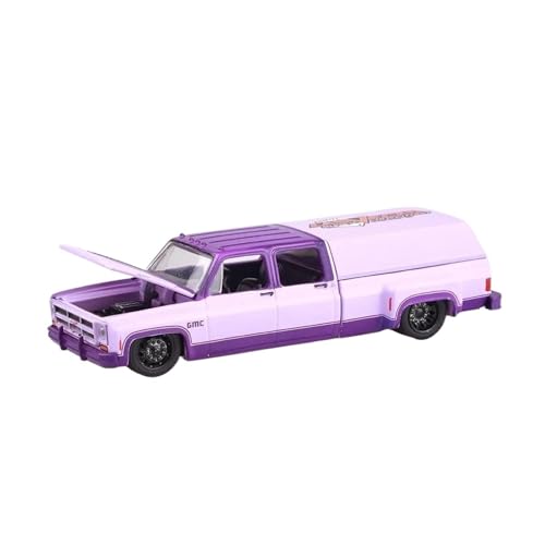 YRXIAO Modellbausatz Auto Pickup Truck 1/64 Für GMC Sierra 3500 Etal 1976 Automodellsammlung Spielzeuglegierung Automodell Special Edition Legierung Für Wohndekorationen von YRXIAO