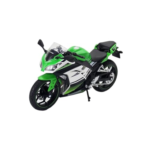 YSAEDATY 1/12 Kawasaki Ninja 250 Motorrad Modell Spielzeugauto Sammlung Auto Stoßdämpfer Offroad Motorrad Spielzeugauto von YSAEDATY