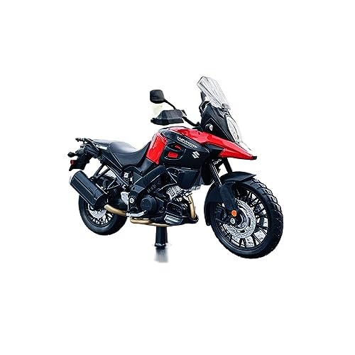 YSAEDATY 1:12 Autorisiertes Druckgussmodell Von Suzuki V-Strom Mit Offroad-Motorrad Aus Basislegierung von YSAEDATY