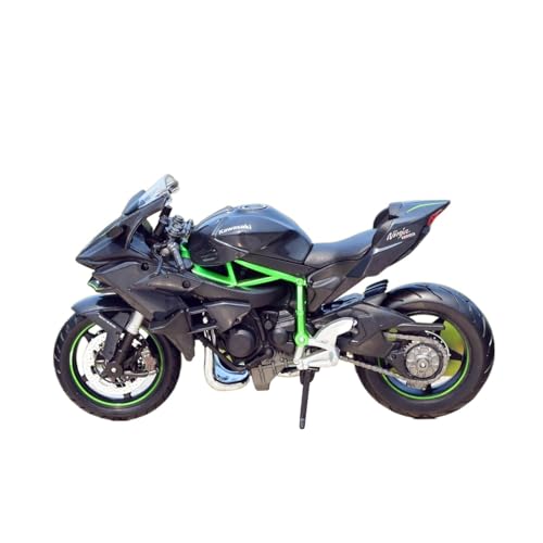 YSAEDATY 1:12 Kawasaki Ninja H2R Legierung Rennmotorrad Modell Simulation Druckguss Metall Straßenmotorrad von YSAEDATY