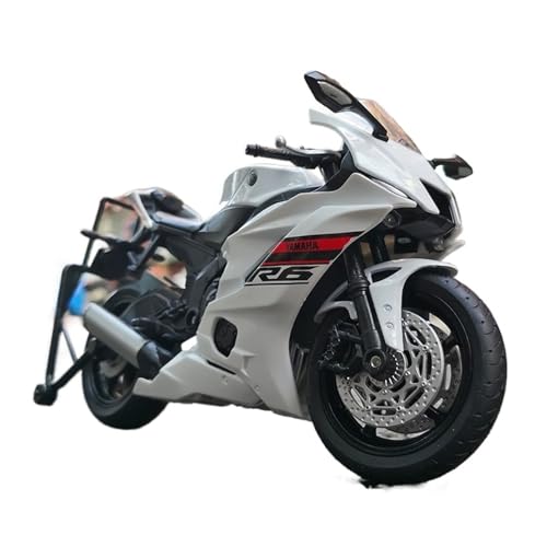 YSAEDATY 1:12 Yamaha YZF-R6 Legierung Rennmotorrad Modell Simulation Druckguss Metall Straßenmotorrad von YSAEDATY