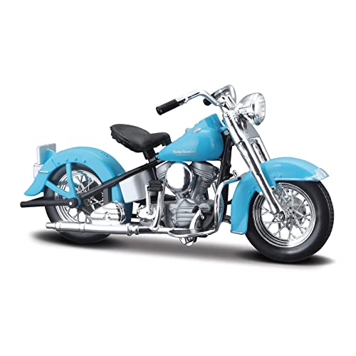 YSAEDATY 1:18 1953 Glide Blue Die Cast Vehicles Collectible Hobbies Motorrad Model Model von YSAEDATY