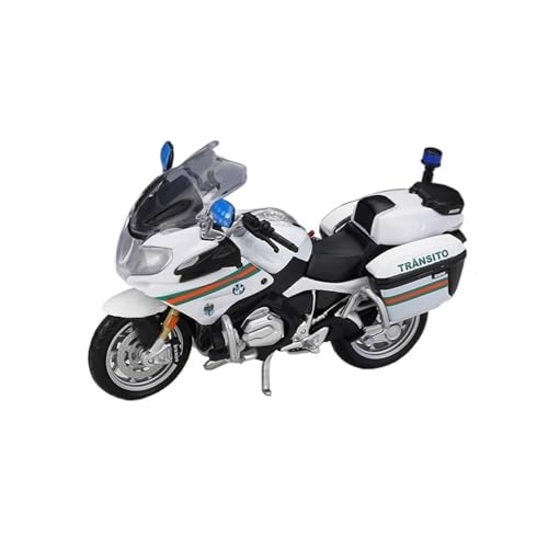 YSAEDATY 1:18 BMW R1200 RT Legierung Polizeimotorrad Modell Die Casting Metal City Patrol Motorrad von YSAEDATY